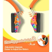 PROHEAR 032 Kids Ear Protection – Ear Muffs for Noise Reduction, 25NRR Noise Cancelling Headphones for Kids,Toddlers, Autism, Sensory Use, Hearing Protection – Orange