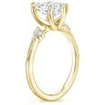 thumbnail image 2 of beryl_creation 925 Sterling Silver 1.12 Ct Marquise Cut White Diamond Wedding Engagement Solitaire Ring 14K Yellow Gold Plated For Women's -9, 2 of 2