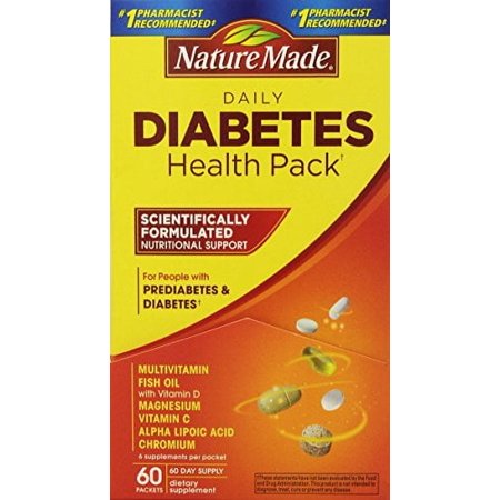 Nature Made Diabetes Health Pack, 60 Packets