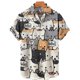 thumbnail image 3 of Lindas camisetas con gráficos de perros para hombres, ropa con estampado 3D, camisas hawaianas de playa, camisetas de manga corta Y2K, ropa vintage, blusa con solapa, 3 of 5