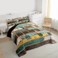 thumbnail image 3 of Homewish Retro Paddle Bedding Comforter Set 2pcs for Female Men Adults,Lake House Twin Comforter Sets Microfiber,Rustic Vintage Cabin Breathable Bedding Set,Super Cozy Room Decor,Reversible, 3 of 8