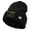 Black, variant on U.S. Army Veteran Embroidered Long Knitted Beanie - Black OSFM