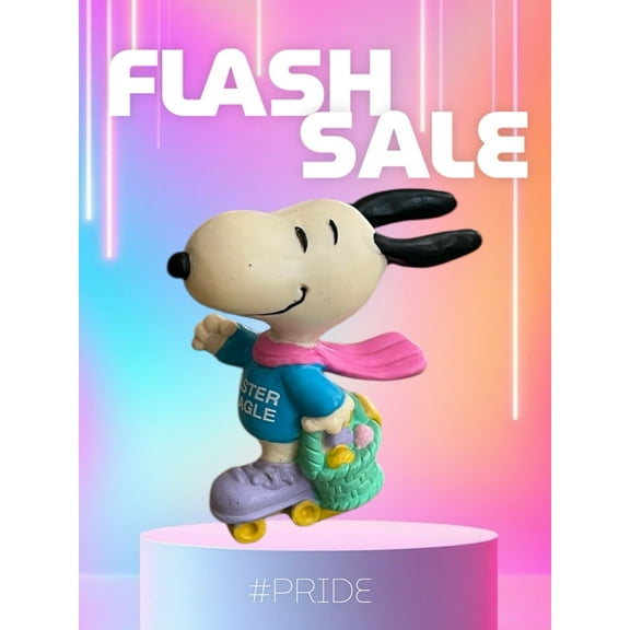 Snoopy & Woodstock Valentines Easter Christmas Figure Figurine 4” Cake Topper