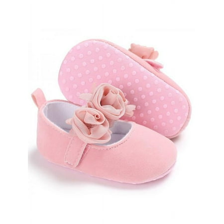

Ochine Baby Spring Autumn Flowers Lace-up Casual Anti-slip SoftToddler Crib Shoes
