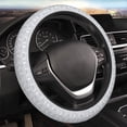 thumbnail image 4 of Kdxio Fun Rabbit Print Elastic Stretch Steering Wheel Cover,Auto Steering Wheel Cover,15 Inch Anti-Slip,Warm in Winter and Cool in Summer,Fit Suvs,Vans Cars,Trucks, 4 of 7