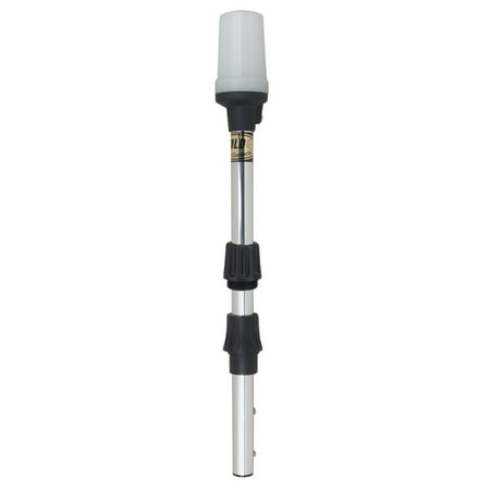 Perko 1400DP4CHR Alpha-Series Universal White All-Around Navigation Pole Light - 36 Height