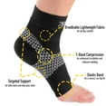 thumbnail image 2 of Zensah PF Compression Sleeve (single) - Foot Sleeve, Plantar Fasciitis Sock, Medium, White, 2 of 11