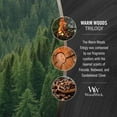 thumbnail image 3 of Woodwick Candle Warm Woods Trilogy Large Jar, 3 of 5