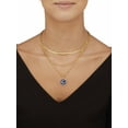 thumbnail image 3 of PalmBeach Jewelry Crystal Celestial Moon Pendant Multistrand 22" Necklace Goldtone, 3 of 6