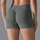 thumbnail image 5 of Jacenvly New Biker Shorts for Women Summer Casual Solid High Waisted Sports Shorts Stretchable Elastic Waist Biker Shorts Plus Size, 5 of 8