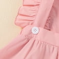 thumbnail image 4 of Gibobby Conjunto de pantalones para niños Ropa para Niñass recién nacidas, de manga corta con volantes florales, vestido general para Niñass(Rosa, 3-6 Meses), 4 of 5