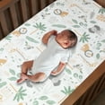 thumbnail image 5 of Lambs & Ivy Jungle Friends 5-Piece Safari Animals Nursery Baby Crib Bedding Set, 5 of 9