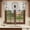 Light Brown, variant on Vintage Bees Crowns Valances for Windows, Decorative Rod Pocket Window Valance Curtains, Rustic Leaves Rings Burlap Short Curtain Drapes for Kitchen/Bathroom/Living Room, 2 Panels, 42" W x 12" L