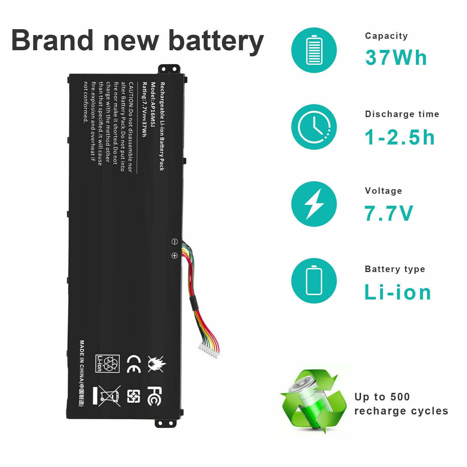 Laptop Battery For Acer Aspire 3 A315-21 Series: A315-21-95KF A315