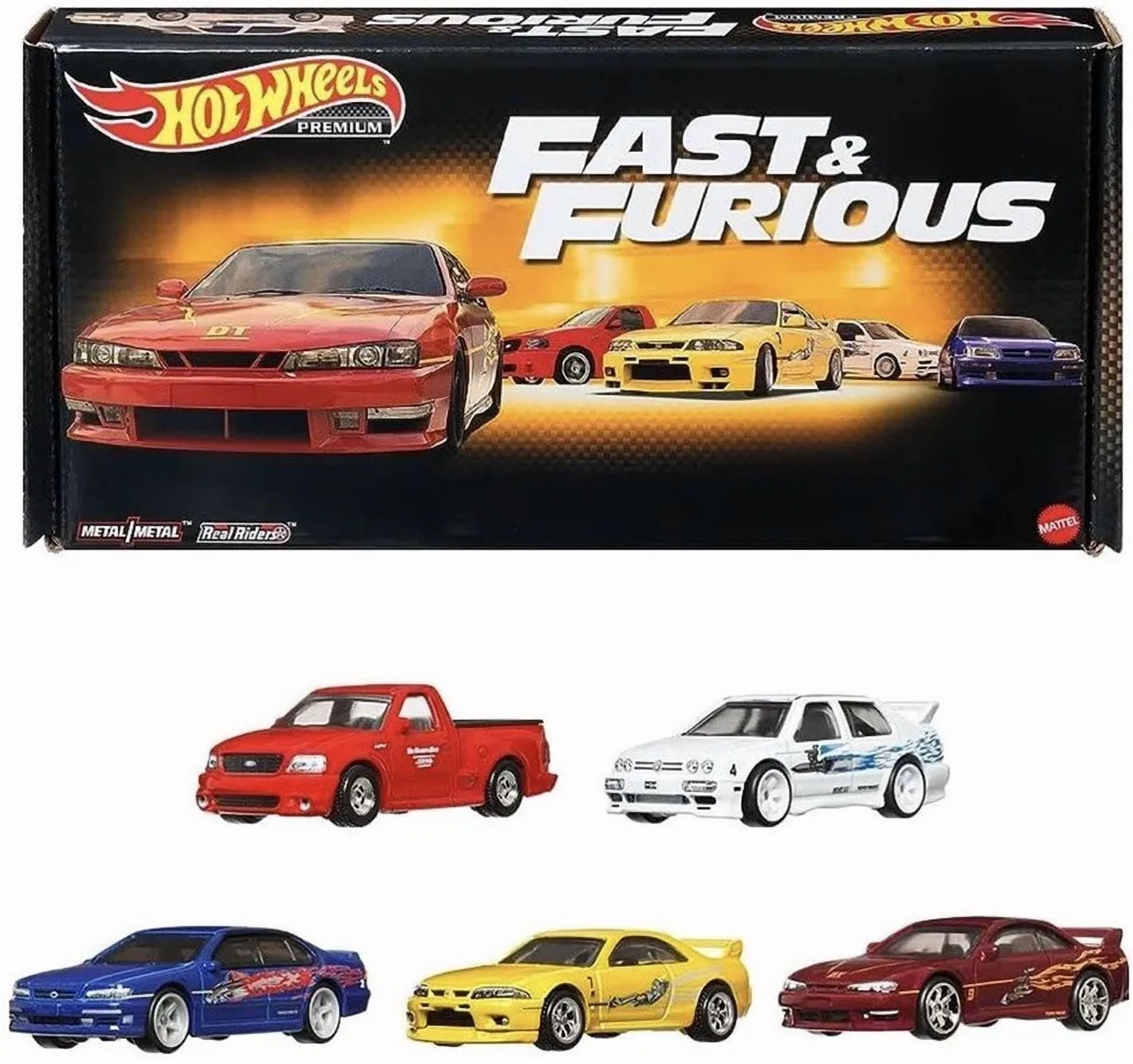 HOT WHEELS FAST & FURIOUS PREMIUM BUNDLE 5 PACK EXCLUSIVE