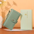thumbnail image 4 of FALAN MULE Women Leather Wallet Large Capacity Bifold RFID Blocking Card Holder with Zipper Coin Pocket, 4 of 7