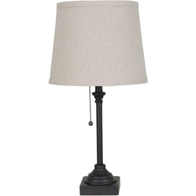 Buy Mainstays Bronze Beige Metal Pull Chain Transitional Accent Lamp 19h Online In Indonesia 45091481