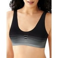 thumbnail image 2 of Bali Comfort Revolution Microfiber Crop Top, 2-Pack Pink Blushing/Excalibur w/Black Stripe 2XL Women's, 2 of 3