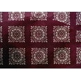 thumbnail image 5 of oneOone Cotton Silk Dark Magenta Fabric Block Craft Projects Decor Fabric Printed By The Yard 42 Inch Wide, 5 of 5