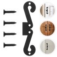 thumbnail image 4 of BRIGHTFUFU 4 Uds. Herrajes decorativos para puertas de garaje, accesorios para puertas de Granero, bisagras decorativas para puertas de Granero, 4 of 8