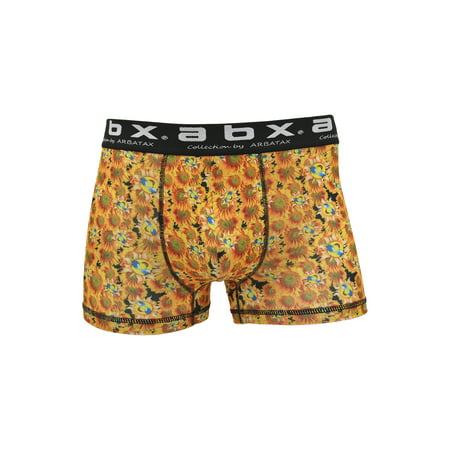 ABX Boxer Briefs for Men Fun Colorful Shorts, Novelty