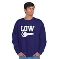 thumbnail image 5 of Low Key Nerd Sarcastic Pun Funny Geek Sweatshirt for Men or Women Brisco Brands M, 5 of 6