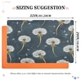 thumbnail image 2 of Door Mat 32x20 Inches Outdoor Doormats Bath Rugs Doormat Front Door Carpet Dust Cushion Porch Mat Living Room Mat Balcony Mat Kitchen Mat Cartoon White Dandelion, 2 of 8