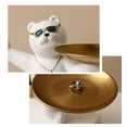 thumbnail image 3 of Bear Storage Tray Key Holder Sundries Container Organizer Jewelry Storage Table, 3 of 8