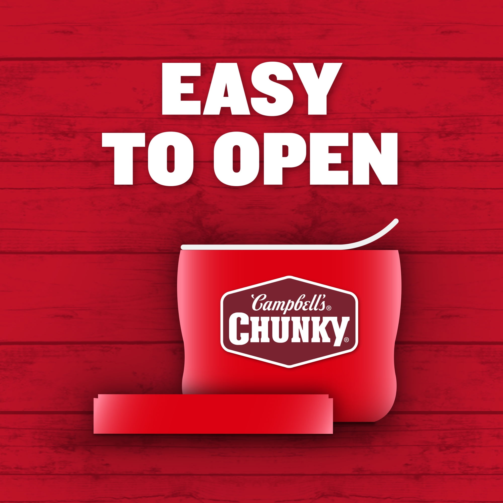 (8 pack) Campbell’s Chunky Soup, Loaded Potato Seasoned with Bacon, 15.25 oz Microwavable Bowl