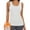 080-White, variant on Therma Underwear for Women Fleece Lined Base Layer Women Set Camisole Sleeveless Thermal Tank Top and Bottom for Cold Weather