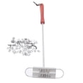 thumbnail image 2 of Barbecue Branding Iron, English Letters Branding Iron Portable Wooden Handle  For Grilling, 2 of 8