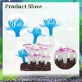 thumbnail image 2 of Unique Bargains Aquarium Coral Luminous Fish Tank Ornaments Silicone Aquarium Plants Fish Tank Coral Fake Coral for Fish Landscape Decoration Aquarium Ornaments Blue, Purple, 2 of 7