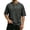 Dark Gray, variant on Mens T-Shirts Short Sleeve 3 Button Top Casual Waffle Knit T Shirts Summer Beach Crew Neck Lightweight Pullover Light Blue XXL