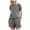 Grey, variant on Riforla Women's Summer Fashion Casual Two Piece Outfits Crew Neck Short Sleeve Shirts and High Waist Shorts Sets Elegant Women's Sets Blue L