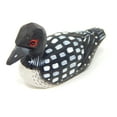 thumbnail image 5 of Common Loon Wooden Figurine - Small 2", Hand-Made, Carving, Decoration, Decoy, Small Animals, Duck Lover, 5 of 5