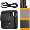 thumbnail image 3 of Protective Case for Fujifilm Instax Mini 40 Instant Camera - Premium Vegan Leather Bag Cover with Removable, 3 of 5