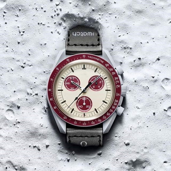 Foreign trade -selling lovers watch moon joint space lunar mission six-pin chronograph quartz watch