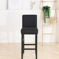 thumbnail image 6 of Stretch Bar Stool Covers, Soft Barstool Slipcover Elastic Spandex Furniture Chair Seat Cover with Elastic Bottom Dining Chair Covers Machine Washable for Living Room-Purple-Set of 2, 6 of 8