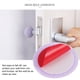 thumbnail image 5 of Billuyoard Almohadilla protectora para cerradura de puerta, autoadhesiva gruesa después de la forma de Golf, tope de pared de silicona suave, Decoración del hogar Púrpura, 5 of 6