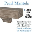 thumbnail image 5 of The Shenandoah 48" Pine Wood Mantel Shelf Chalk Wash Finish, 5 of 5