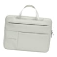 thumbnail image 2 of Portátil portátil de 15,6 pulgadas de mano Maletín Maletín Funda Bolsa Bolsa gris Hugo Bolso portátil para computadora portátil, 2 of 10