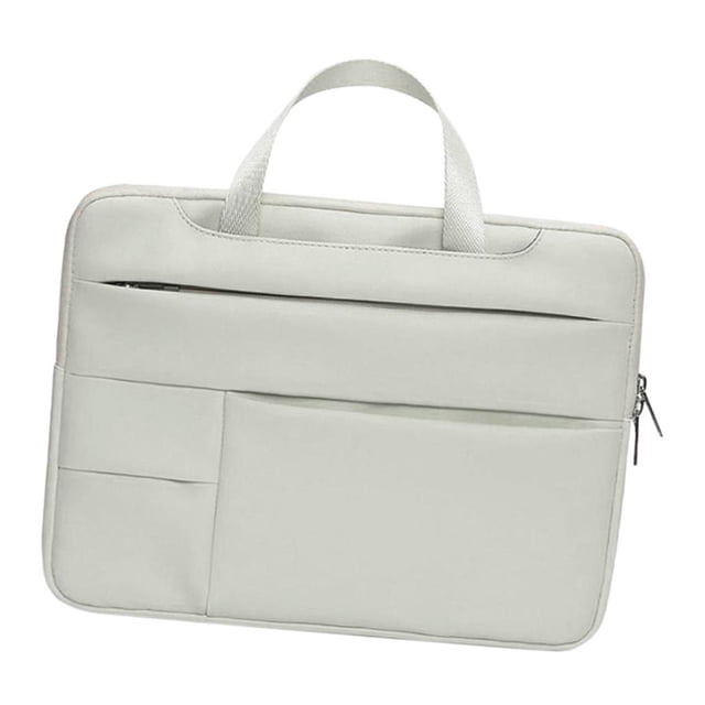 Maletín portátil Baoblaze 15.6 estuche impermeable bolsa gris