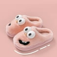 thumbnail image 2 of Couple Slippers, Animal Slippers Non Cute Slippers Winter Fur Platform Slippers Nonslip Comfort Memory Foam Fuzzy House Shoes, 2 of 4