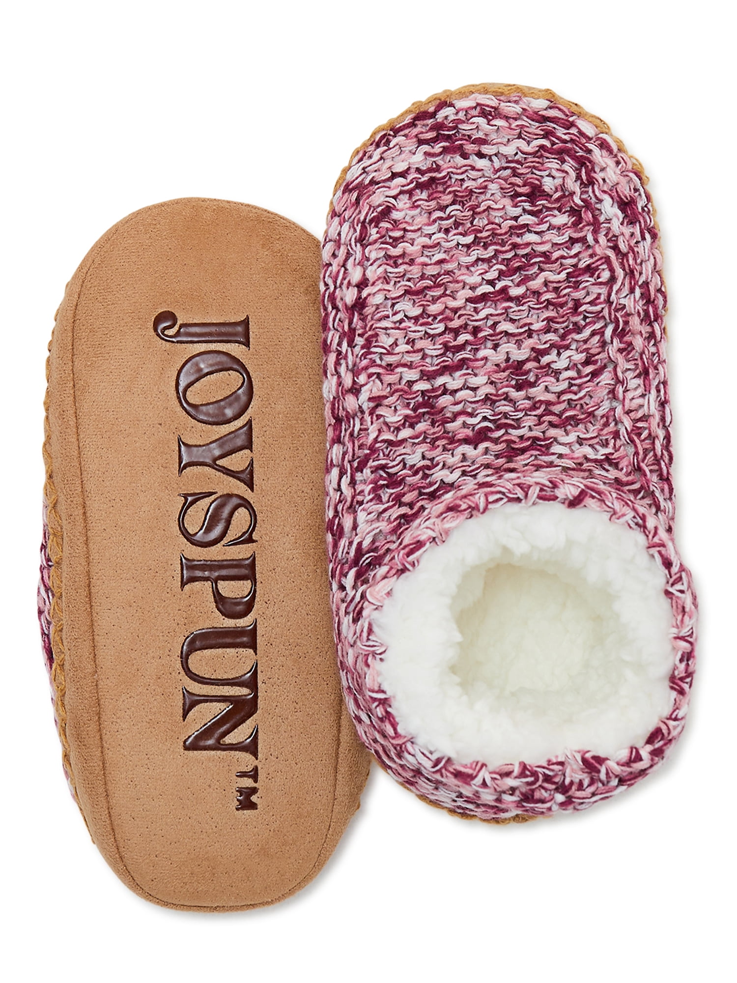 Joyspun Women's Space Dye Bootie Slipper Socks, 1Pack, Sizes S/M & M/L