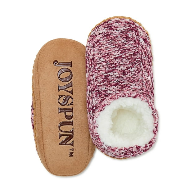 Joyspun Women's Space Dye Bootie Slipper Socks, 1Pack, Sizes S/M & M/L