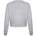 thumbnail image 2 of NASA - Suéter Crop Top National Aeronautics para Mujer (Gris Jaspeado), 2 of 2