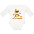 thumbnail image 3 of Inktastic My First Thanksgiving Owl Boys or Girls Long Sleeve Baby Bodysuit, 3 of 5
