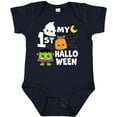 thumbnail image 3 of Inktastic My 1st Halloween with Ghost Monster and Pumpkin Boys or Girls Baby Bodysuit, 3 of 5