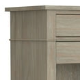 thumbnail image 4 of Simpli Home Carlton Solid Wood Bedside Table In Distressed Grey, 4 of 10