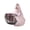 Pink Black basket, variant on Iron Resin Hen Storage Basket Detachable Hen Figurine Organizer Container for Home Kitchen Eggs Potatoes Multifunction